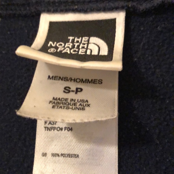 Navy blue half zip unisex North Face fleece - Picture 3 of 3